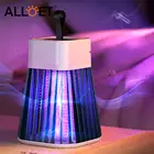 Фотокаталитическая электрическая ловушка для насекомых, бесшумная Светодиодная лампа для борьбы с вредителями, домашняя лампа-убийца от насекомых