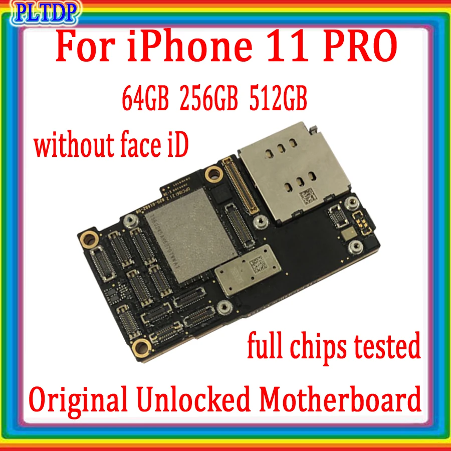 Материнская плата для iPhone 11 Pro 100% оригинальная разблокированная материнская iphone11