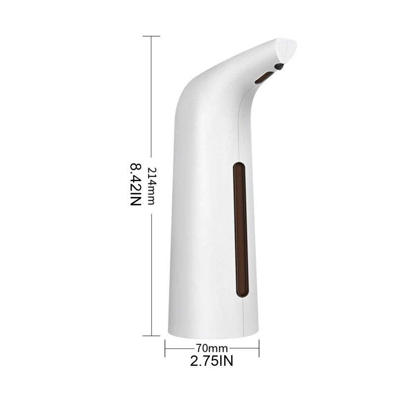 

Automatic Soap Dispenser 400ml Touchless with Infrared Motion Sensor