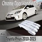 Наклейки для Toyota Grand Prius + v Prius  Wagon ZVW40 ZVW41 40 2011  2019, Декоративные Хромированные дверные ручки, автомобильные аксессуары