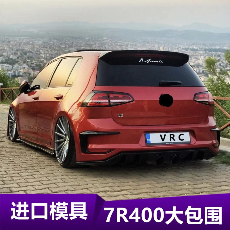

Suitable for Golf Volkswagen 7 Mk7r400 High 7 Refit Upgrade R400 Front and Bar Side Skirt Pu Big Surrounding Rear Lip