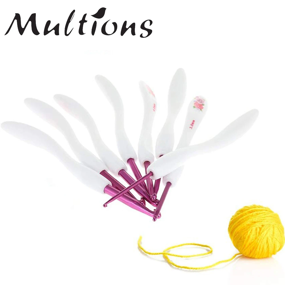 8 шт. пластиковые спицы для вязания 2 5 6 мм|Швейные иглы| |