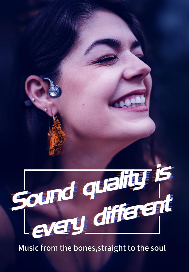 Беспроводные наушники Bluetooth 5 0 костная проводимость для спорта на открытом