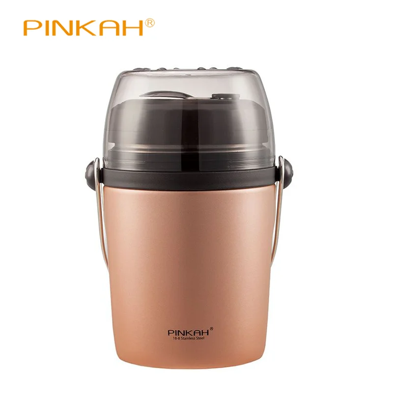 Новый Pinkah 1.6L большой Ёмкость 3-Слои вакуумной изоляцией из нержавеющей стали