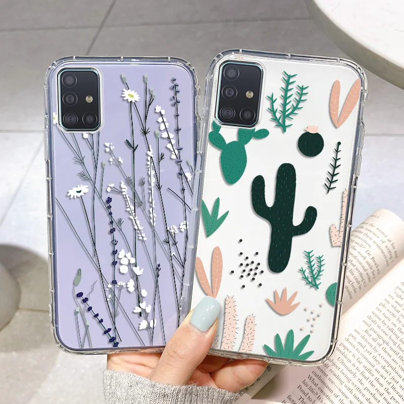 

Flower Case For Samsung Galaxy A50 Case Luxury Case For Samsung A70 A12 A52 A52S 5g A10 A51 A71 A72 A20S A30 A20 A 70 Back Cover