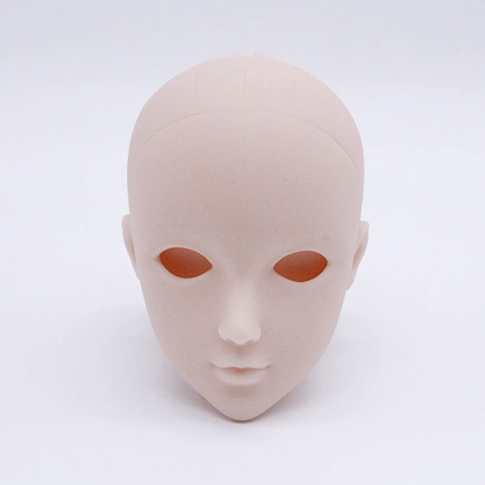 1/6 Мягкие пластиковые головы для практики макияжа Барби куклы BJD сменный макияж DIY
