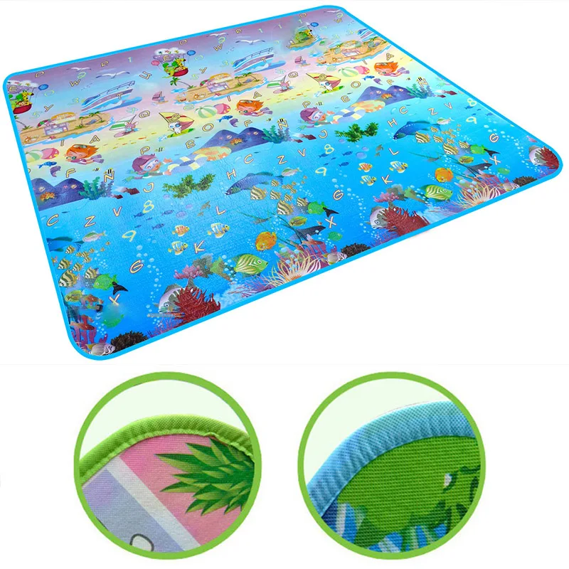 Детский игровой коврик 0 5 см толстый ползающий с двойной поверхностью детский спортивный ковер животное