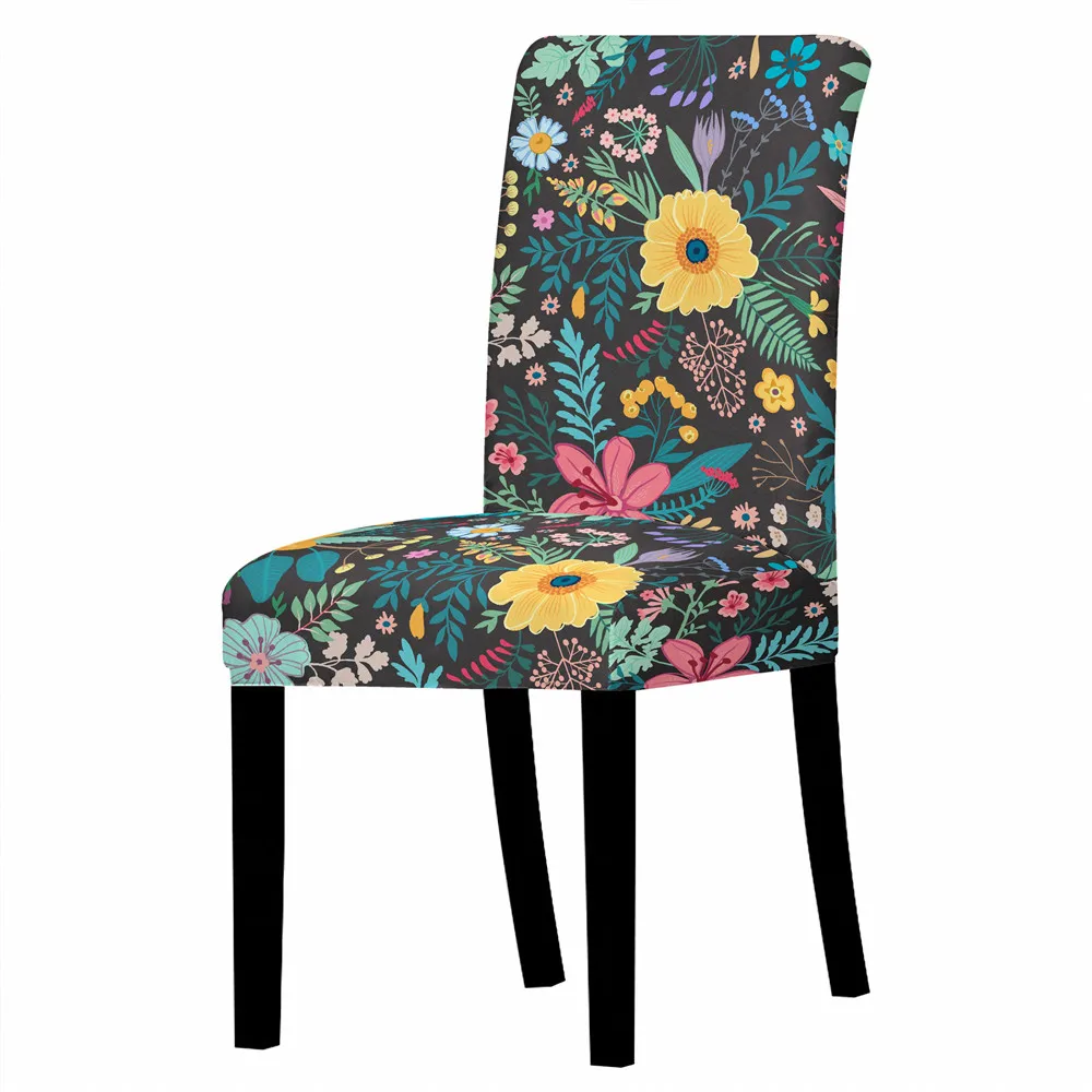 Модный Удобный чехол для стула с принтом украшение мебели гостиной|Чехлы на