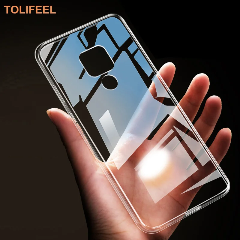 Чехол TOLIFEEL для Huawei Mate 20 Pro Mate20 мягкий силиконовый прозрачный чехол бампер Lite