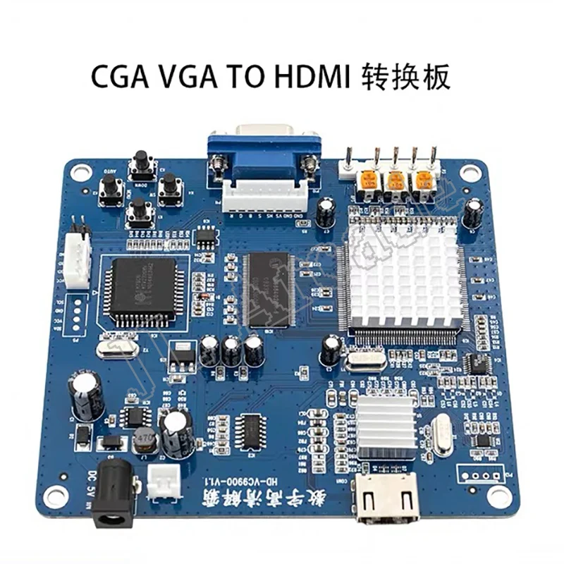 

Newest CGA TO HDMI converter RGBS / CGA / EGA to HDMI converting Board PCB for HD LCD monitor arcade game cabinet machine