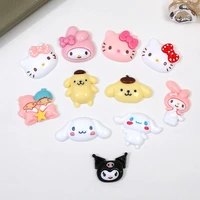 20PCS Cute Cartoon Resin DIY Accessories Mobile Phone Shell Refrigerator Paste Storage Box Key Chain Pendant Decoration Material