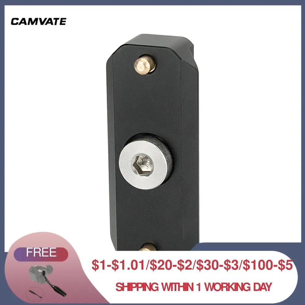 CAMVATE Standard NATO Safety Rail Quick Release Bar 50mm With 3/8"-16 Thread Screw & ARRI Locating Pins For SlideMount,RED,Epic
CAMVATE Standard NATO Safety Rail Quick Release Bar 50mm With 3/8"-16 Thread Screw & ARRI Locating Pins For SlideMount,RED,Epic