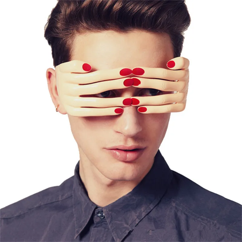Новые забавные очки в форме пальца одежда для глаз товары дня рождения маска