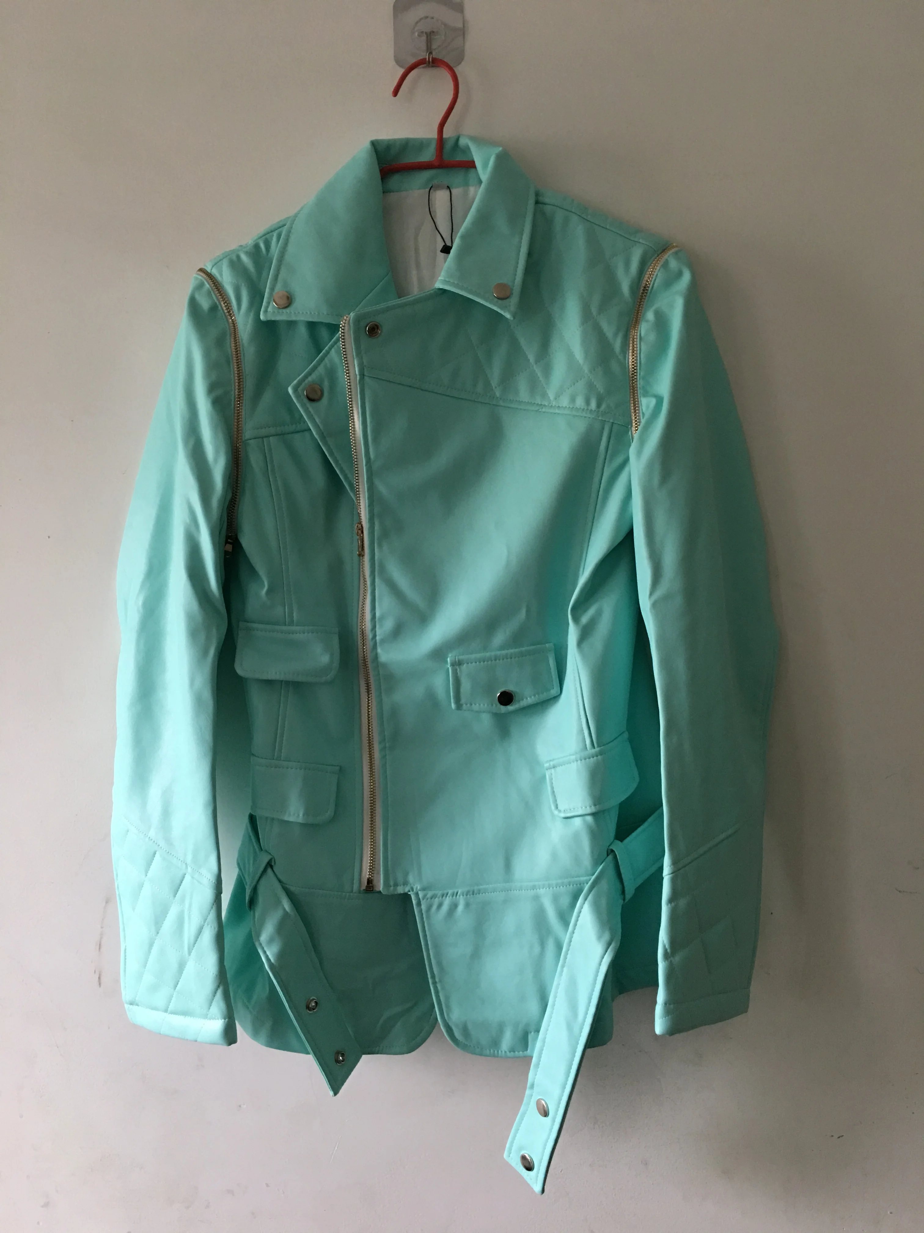 S 5xl Плюс Размер Мужская куртка певца Dj молоко синий съемный рукав тонкий костюм