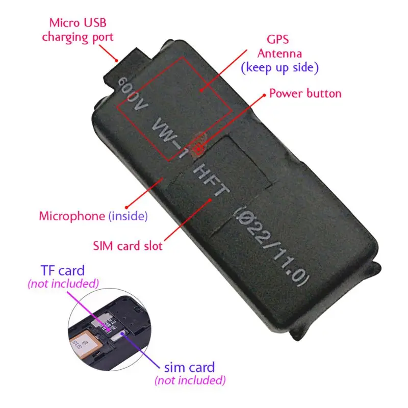 Мини GPS трекер S3 S7 GSM Wifi LBS локатор диктофон ZX303 PCBA внутри|GPS-трекеры| |