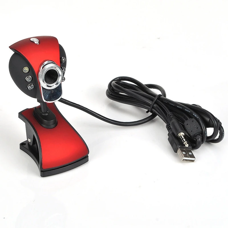 Лучшие предложения Новый USB 500 6-светодиодный веб-камера Веб-камера с miniphone для ПК