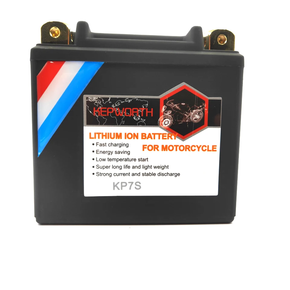 KP7S Высокая мощность 12 В 7Ah мотоцикл LiFePO4 батарея CCA 260A с BMS защита напряжения железа литиевая мотоциклетная батарея R1 KLX450