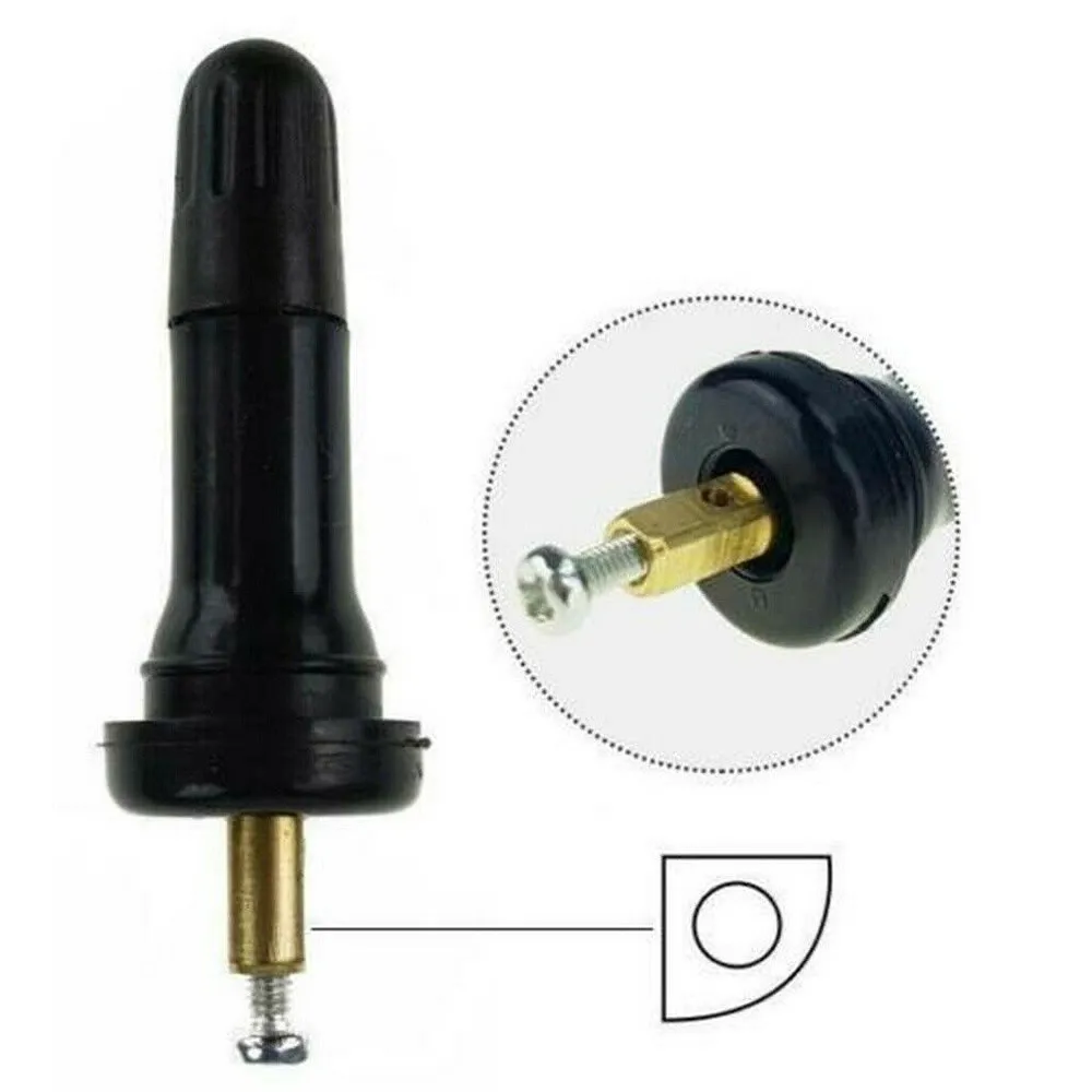 

4 шт., черные автомобильные клапаны TPMS для Ford Fiesta Focus Mondeo