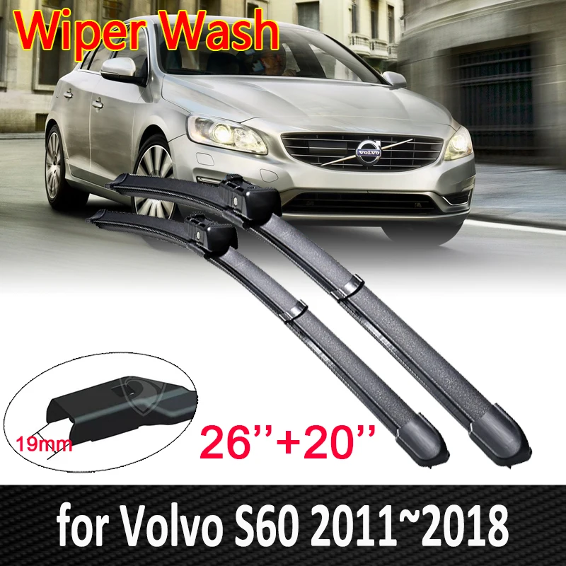 

for Volvo S60 2011~2018 Front Windscreen Windshield Wipers Car Wiper Blade Car Accessories 2012 2013 2014 2015 2016 2017