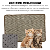cat kitten scratch board furniture protect pad sisal scratcher mat claws care cat toy sofa scratching post protector