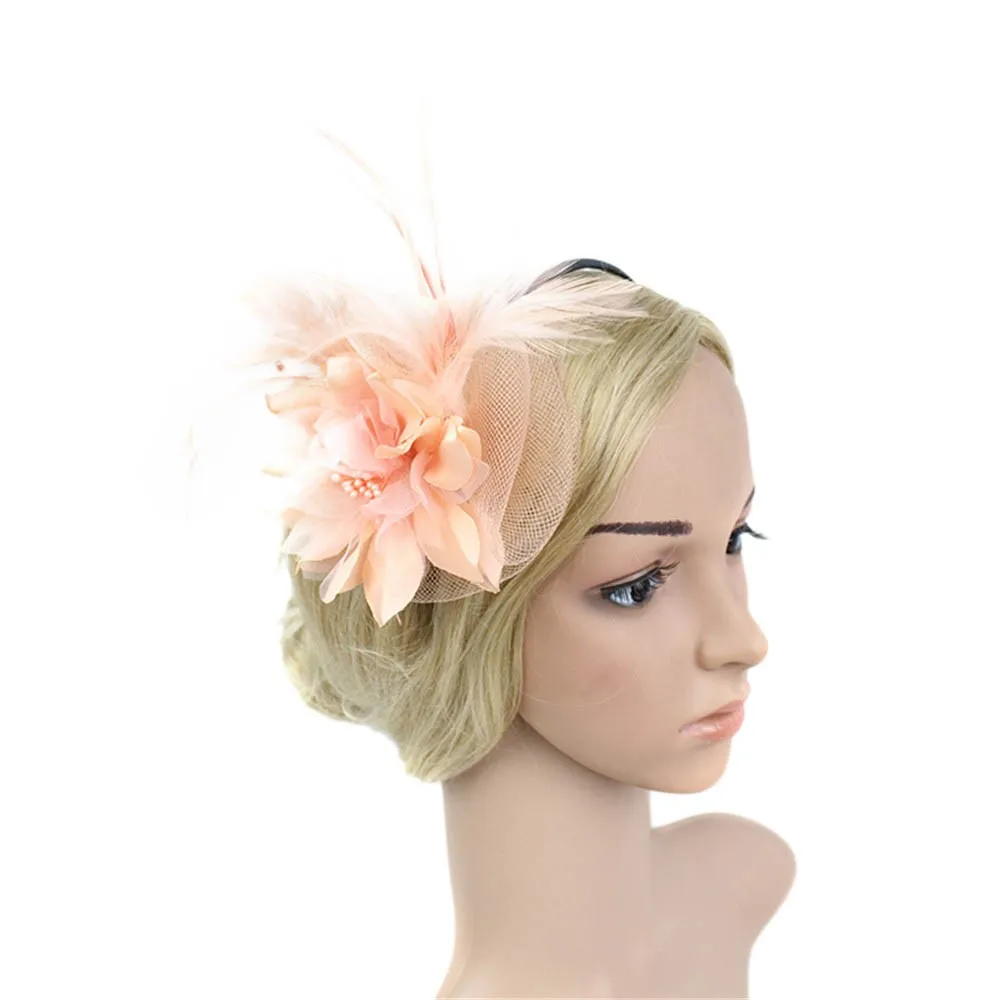 Элегантные свадебные аксессуары для волос женская модная свадебная сетчатая