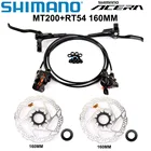Велосипедный Гидравлический дисковый тормоз Shimano MT200 M315, комплект зажимов для горного велосипеда, MT200, послемонтируемый тормоз