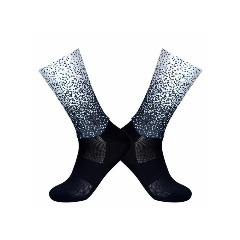 Противоскользящий силиконовый Летний Полосатый Носки дышащие велосипедные