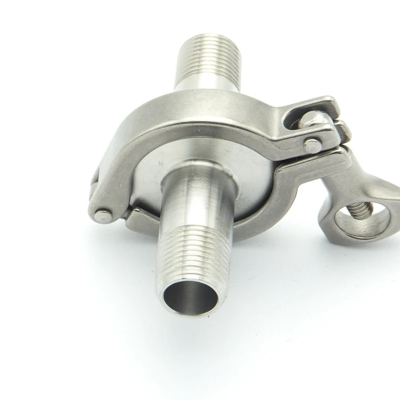 Набор Фитингов для санитарной трубы из нержавеющей стали 304 наружная резьба BSP 3/8