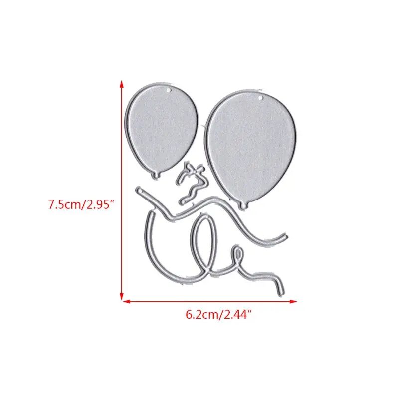 

Balloon Metal Cutting Dies Stencil DIY Scrapbooking Album Stamp Paper Card Embossing Crafts Decor 87HB