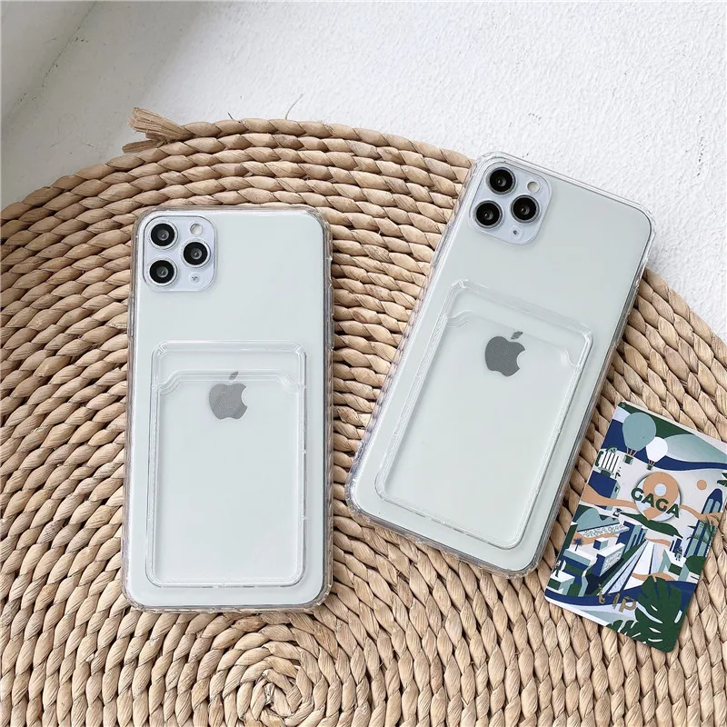 

Transparent TPU Card Package Soft Cases Anti-fall Protective Shell Cover For XiaoMi Poco M3 F2 X3 NFC For RedMi Note 9 9C 8A Pro