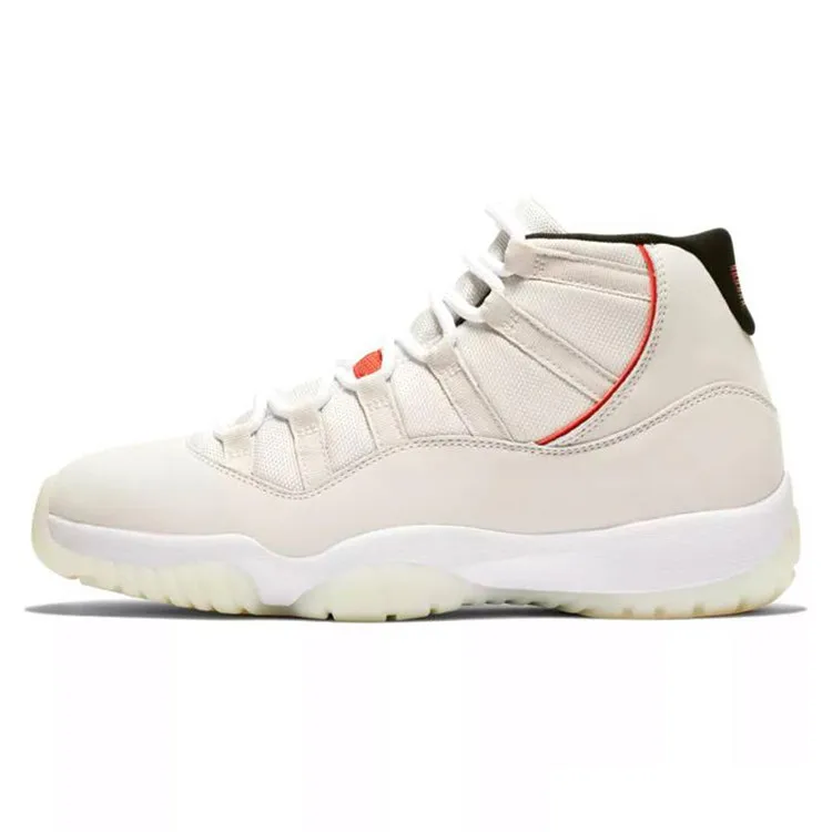 

2020 New High Quality New Bred Retro 11 Men Basketball Shoes Concord 45 Cool Grey Cap Women Trainer Sport Sneaker Size 36-46