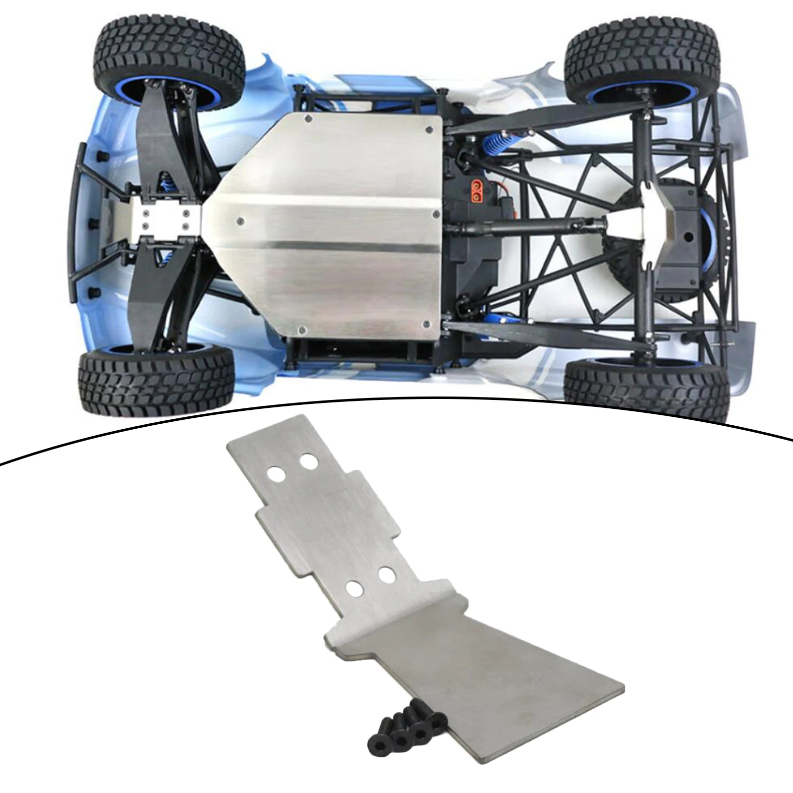 

1/10 Scale Front Guard Plate for LOSI BAJA REY V2 Trucks DIY Accessory Parts