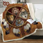 BeddingOutlet Хранитель снов с изображением волков одеяло из микрофибры, плюшевое одеяло, животное, племенной Лев, тигр, леопард, медведи, тонкое одеяло, королева