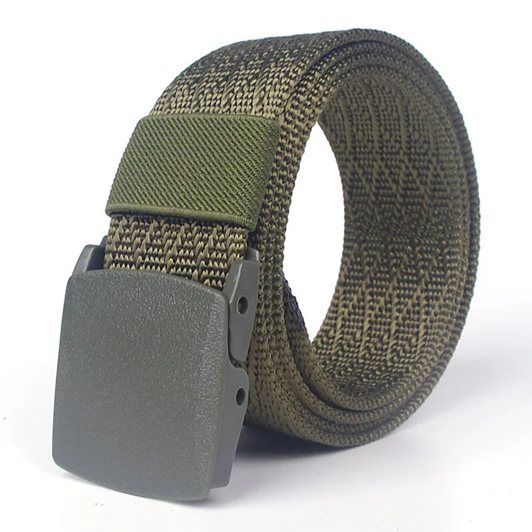 

Men's Smooth Buckle Belt Nylon Padded Tactical Waistband