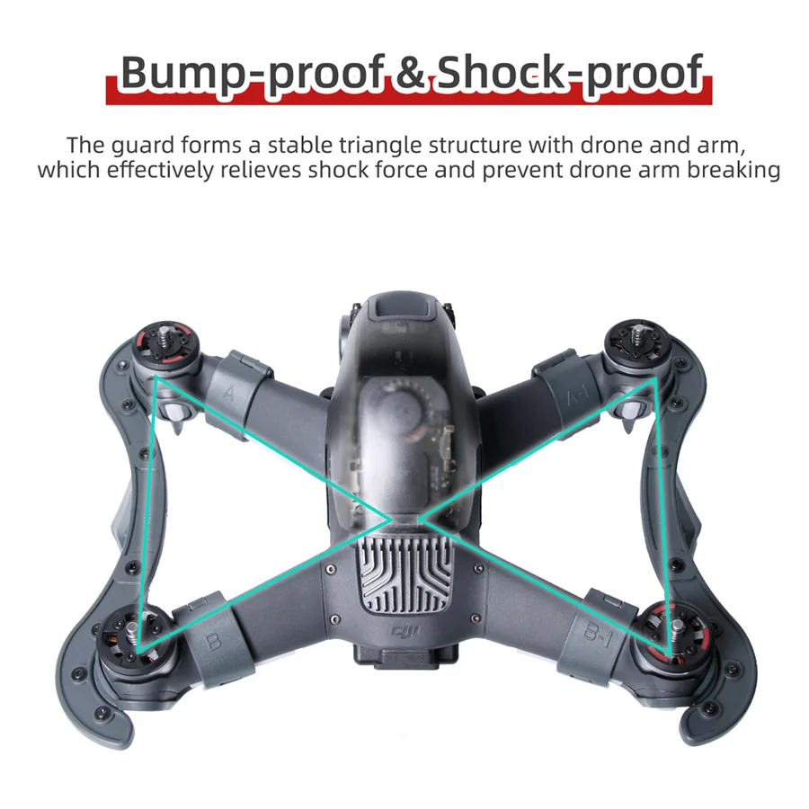 Быстросъемная посадочная Шестерня DJI FPV защитное кольцо для дрона 2 в 1 защитный