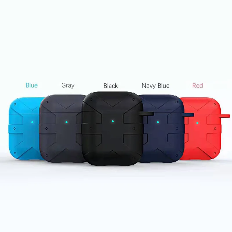 Классный Мужской защитный чехол для Airpods, чехол, Bluetooth, беспроводные наушники, чехол для наушников Airpods 2, чехол, Funda, аксессуары