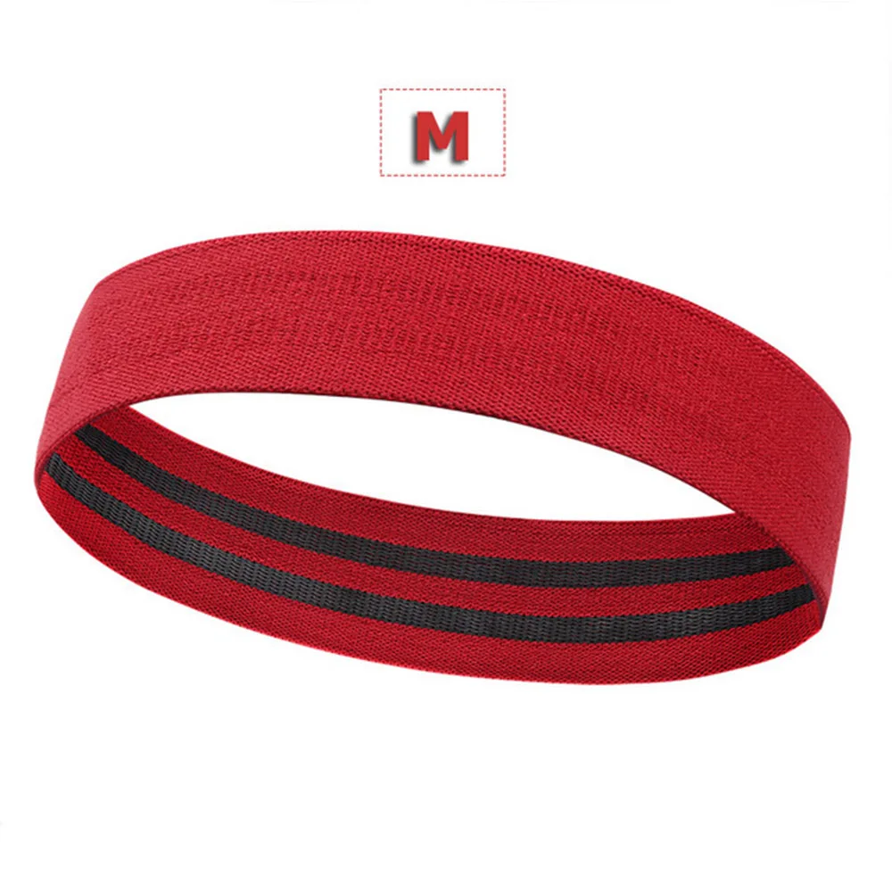 Red M Эспандеры для хип-хопа, эластичные ленты для упражнений на бедро, Эспандеры для фитнеса, тренировки, без завивки - Цвет: Red M