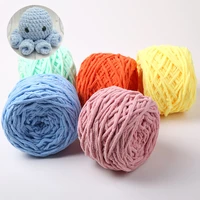 165glot chunky chenille wool yarn crochet diy knitting shoes rug scarf bulky hand knit handmade yarn