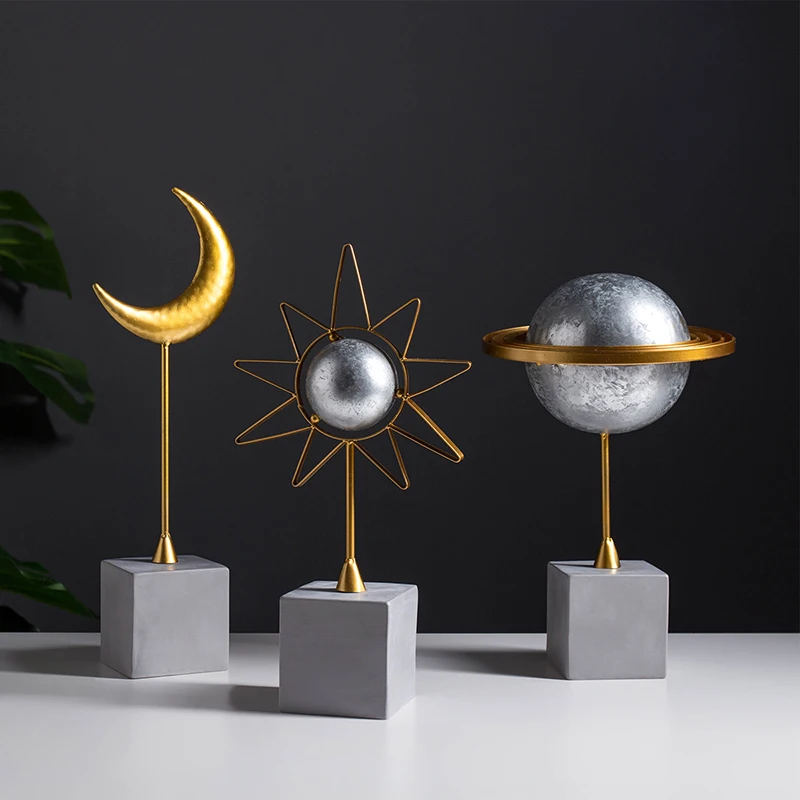 Украшение для дома в европейском стиле Sun Moon аксессуары креативная современная