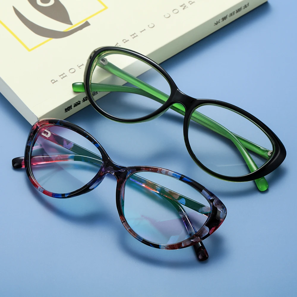 Очки кошачий глаз в стиле ретро для мужчин и женщин компьютерные игровые с