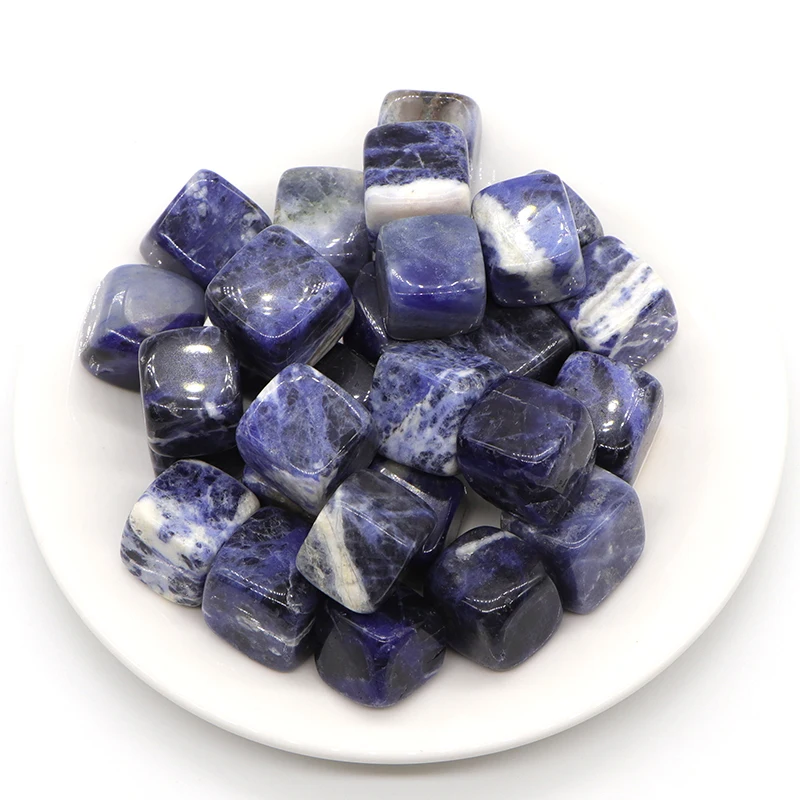 

Natural Blue Sodalite Quartz Crystals And Healing Stones Tumbled Bulk Mineral Specime Gemstones Home Aquarium Decoration
