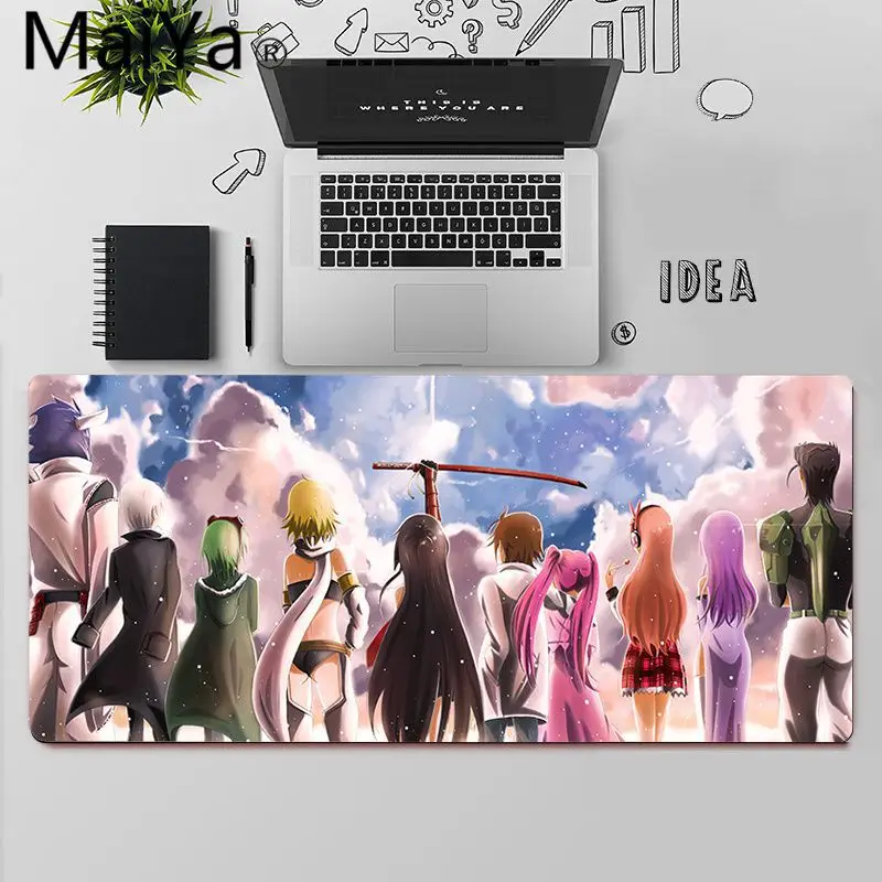 

Maiya Top Quality Akame Ga Kill Keyboards Mat Rubber Gaming mousepad Desk Mat Free Shipping Large Mouse Pad Keyboards Mat