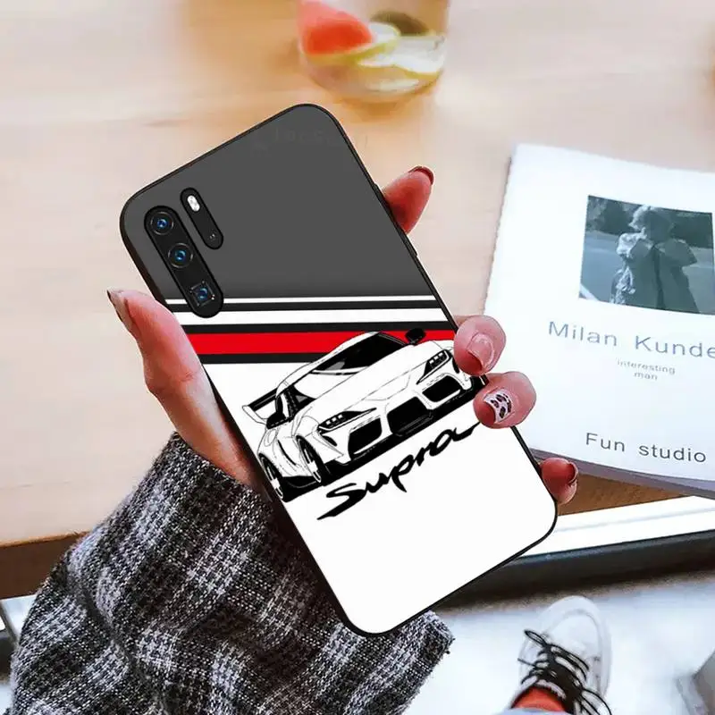 

racing car JDM cartoon Phone Case For Huawei P 9 8 10 40 Mate 30 Honor 8 8A 20 20s 9x nova 6se 5t Y9s PSMART lite pro 2017
