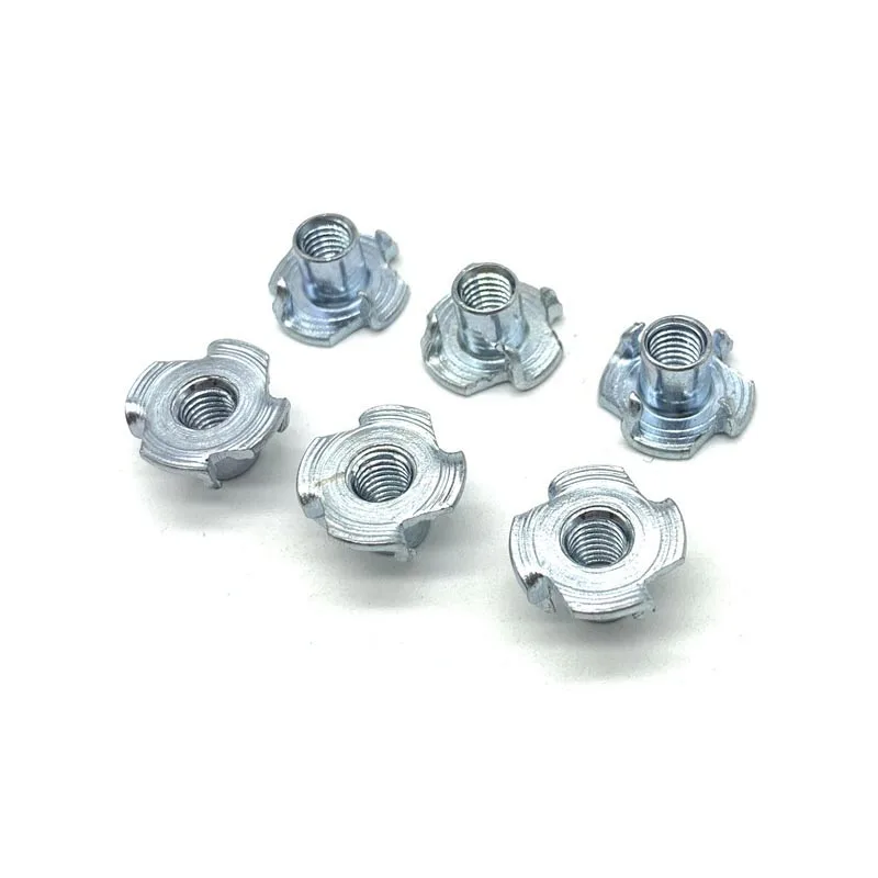 10 шт. утолщенные стальные четыре когтя квадратная вешалка для гаек болт M4 M5 M6 M8