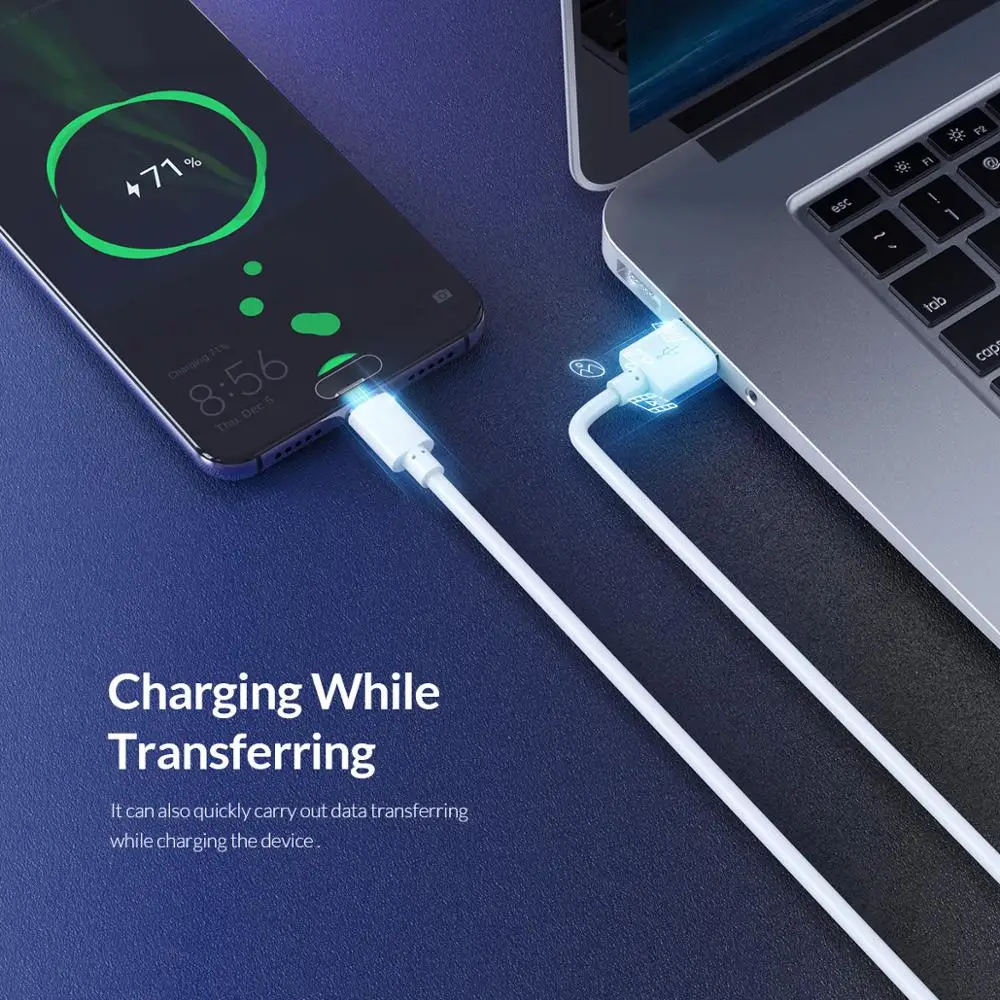 Кабель USB типа C ORICO 5A для быстрой зарядки Huawei P30 Mate 20 Pro Xiaomi Mi 9 HTC Macbook LG G5 мобильный