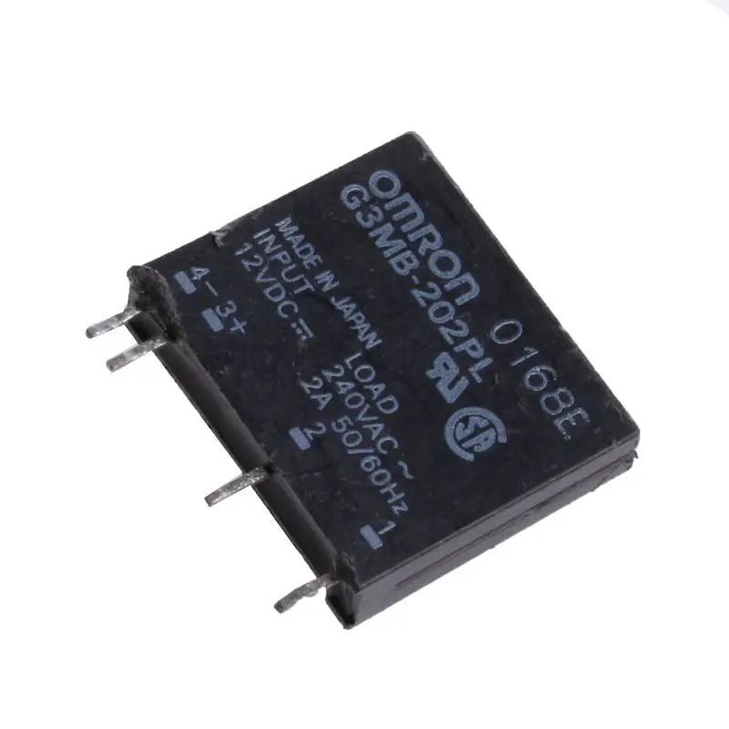 Новое твердотельное реле G3MB-202PL PCB SSR In 12V DC Out 240V AC 2A | Лампы и освещение