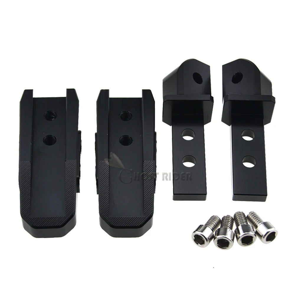 Мотоциклетные аксессуары CNC алюминиевые задние колышки для ног адаптер