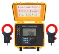 new product etcr3200c multifunction double clamp ground resistance tester meter