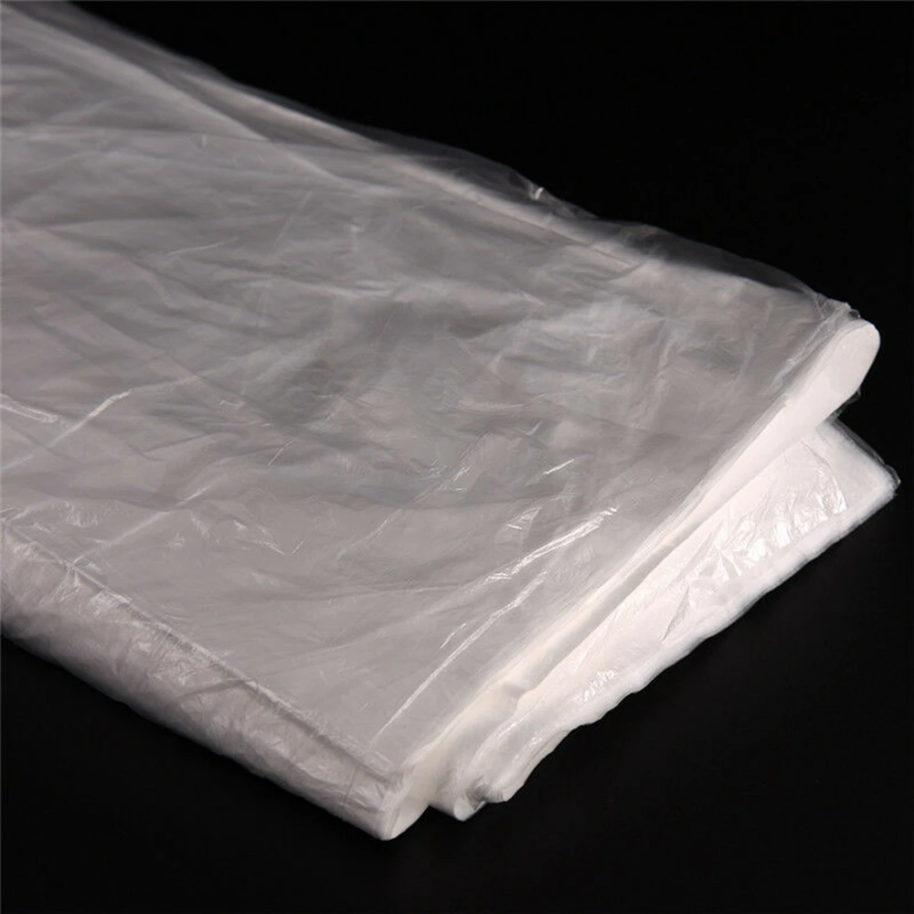 

100pcs/set Automotive Disposable Plastic Seat Vehicle Maintenance Beauty Disposable Anti Dust Dirt Transparent Car Seat Cover