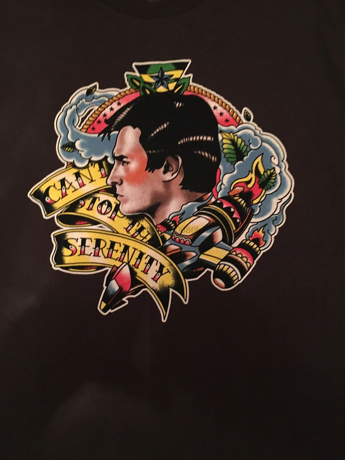 Teefury Футболка-Can stop the serenity (Светлячок Серенити) BrownCool Повседневная pride Футболка